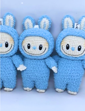 Labubu en Amigurumi paso a paso PATRÓN PDF