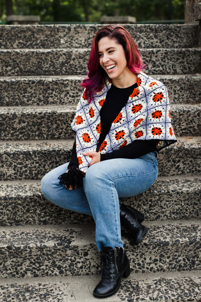 Chal Kristina en Crochet FACIL y RAPIDO Patron Gratis