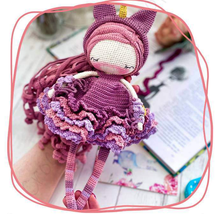 Muñeca Unicornio Amigurumi: Teje un Mundo de Fantasia PDF
