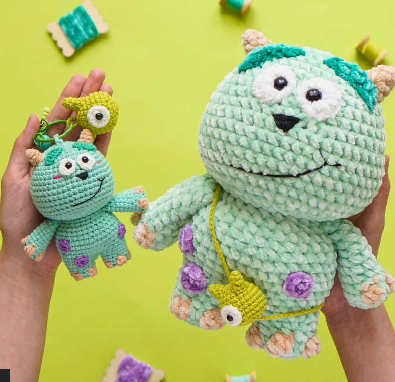 Llavero Amigurumi para PRINCIPIANTÉS PATRON PDF