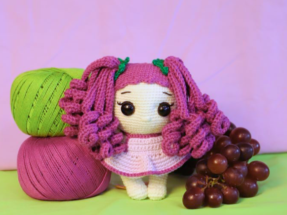 Muñequita Uva Amigurumi para Principiantes PATRON PDF