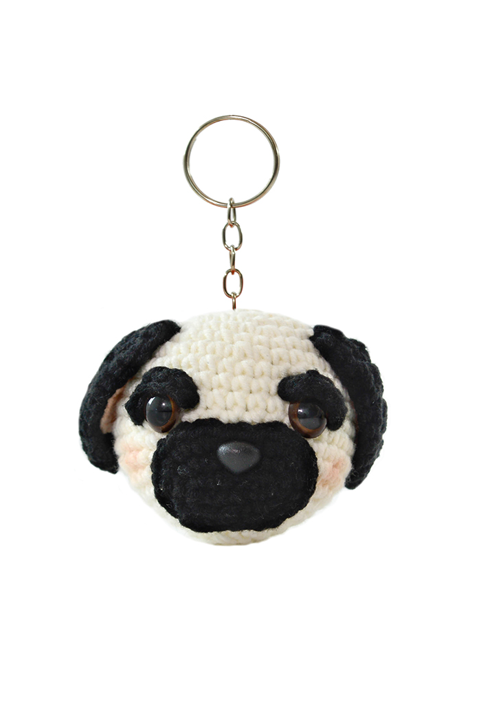 ¡EL GUARDIAN PUGSY! Llavero en Amigurumi PATRÓN