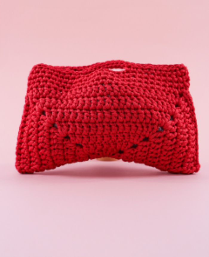 ¡Pieza en 40min! Mini Bolso Pol en Crochet PATRÓN