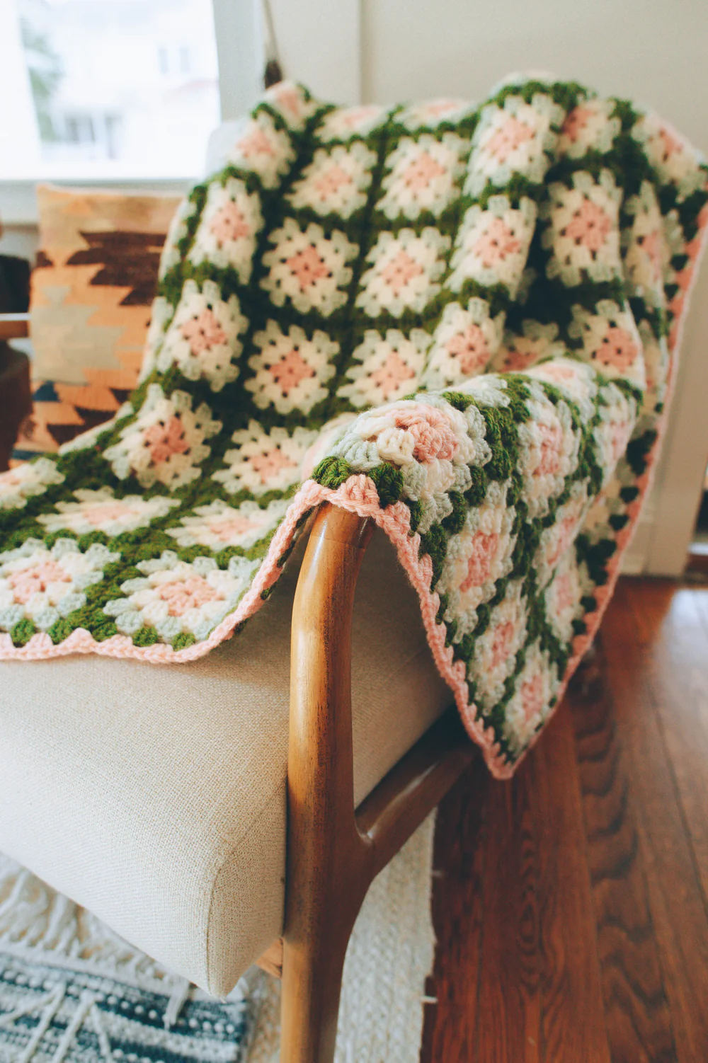¿Novato en Crochet? Manta Granny Afghan PATRÓN