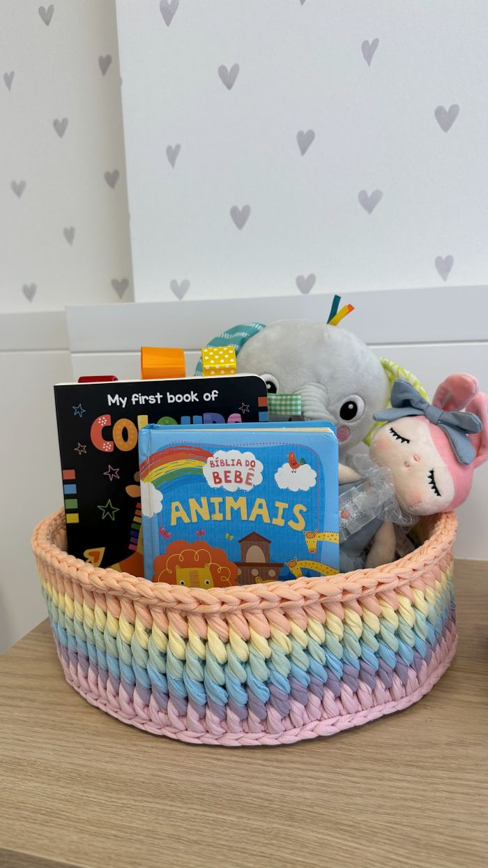 ¡Proyecto en 1 Tarde! Cesta Arco de Trapillo a Crochet PATRÓN