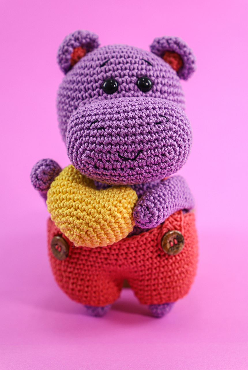 Hipopótamo Valentina en Amigurumi Un déroche de Ternura! PATRON GRATIS