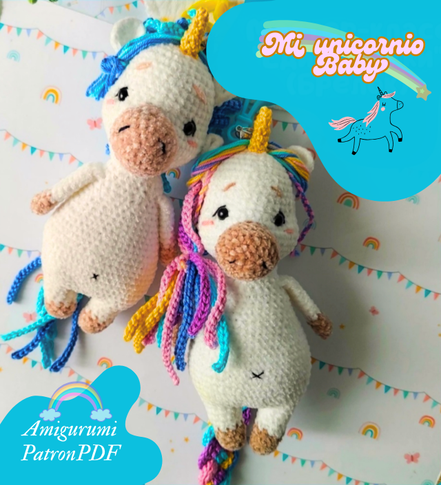 Crea un Unicornio Amigurumi ¡El regalo perfecto! PDF