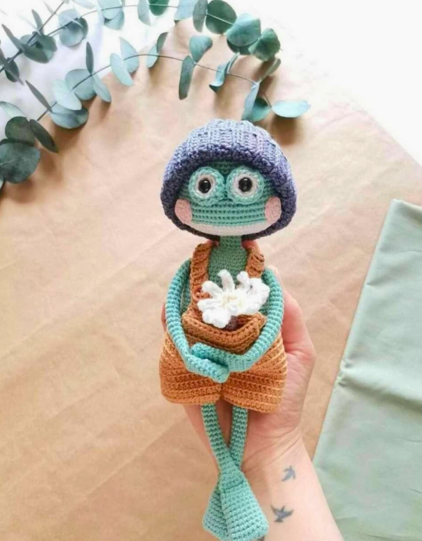 Descubre a Renata, la Ranita Amigurumi PATRON PDF