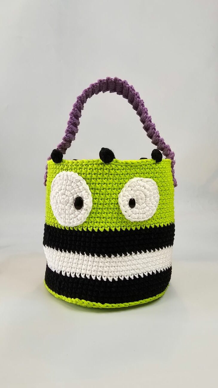 Cesta Frank Amigurumi Ideal para Dulces o Decoración