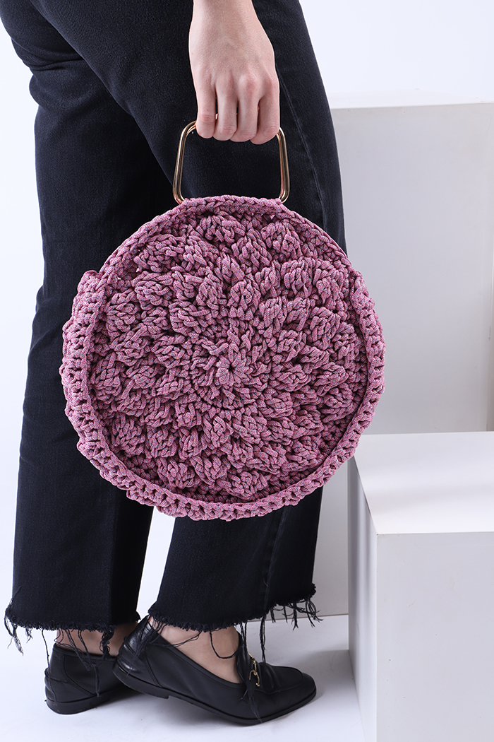 ¡De un simple Hilo a una Obra de Arte! Cartera Flor de Loto PATRÓN GRATIS