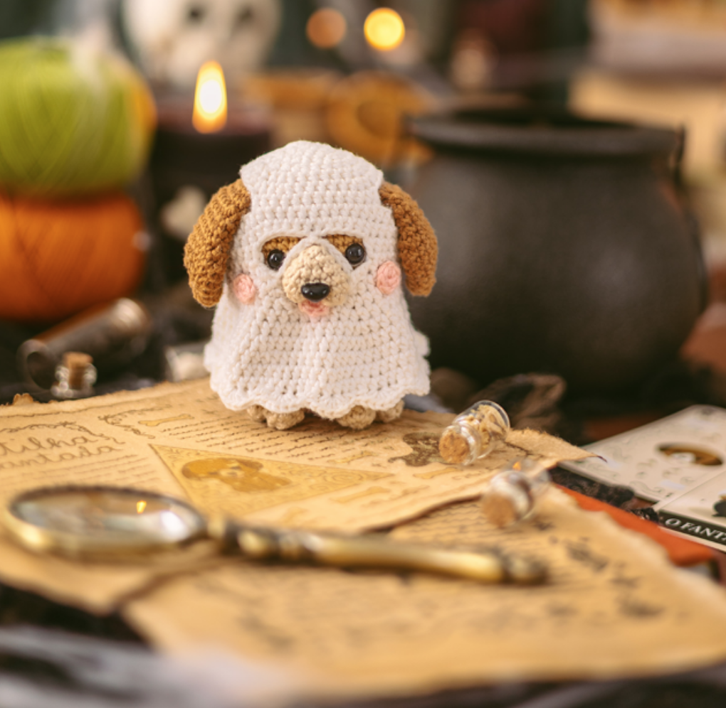 El Amigurumi más Adorable del más allá Tu Perrito  Fantasma Buu paso a paso