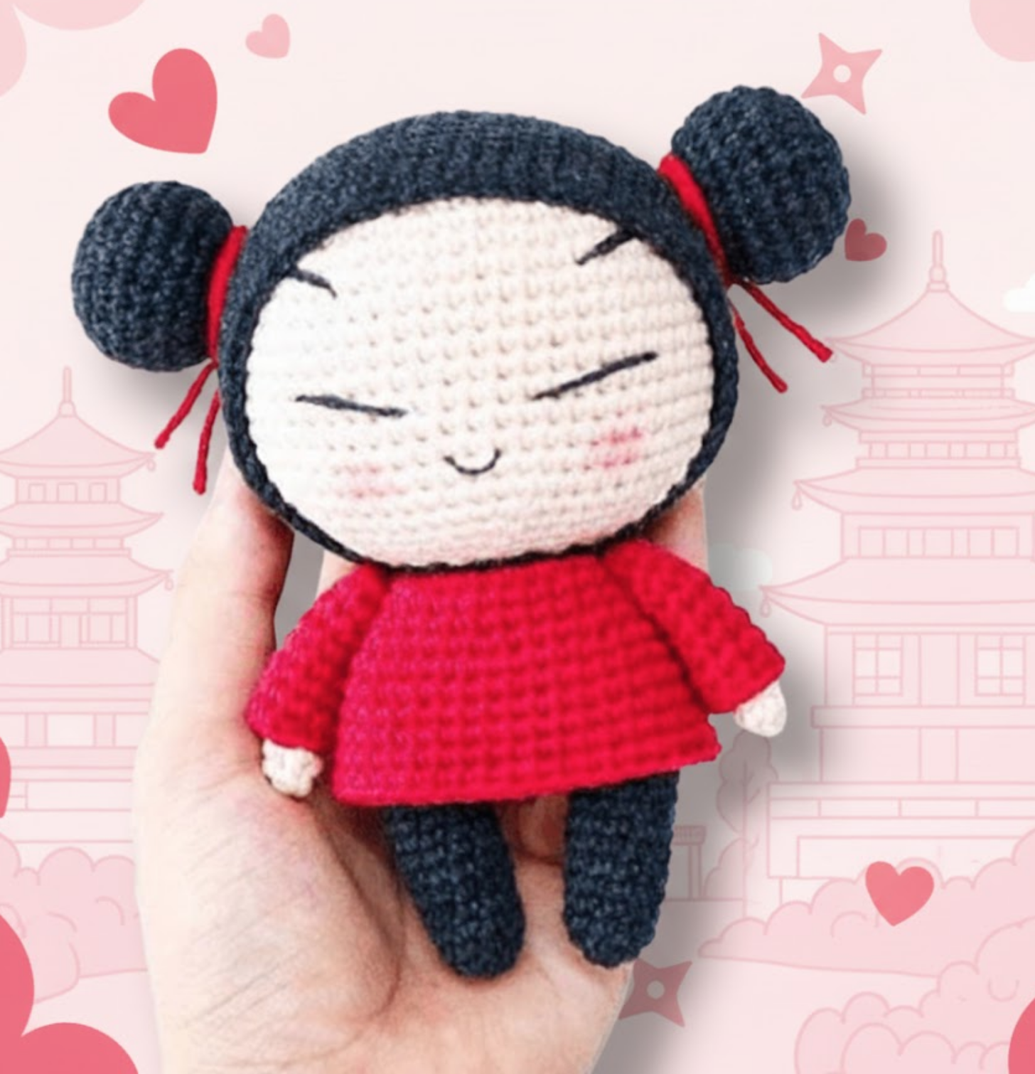 Pucca El Amigurumi de la Ninja del Amor ¡Proyecto Coleccionista!