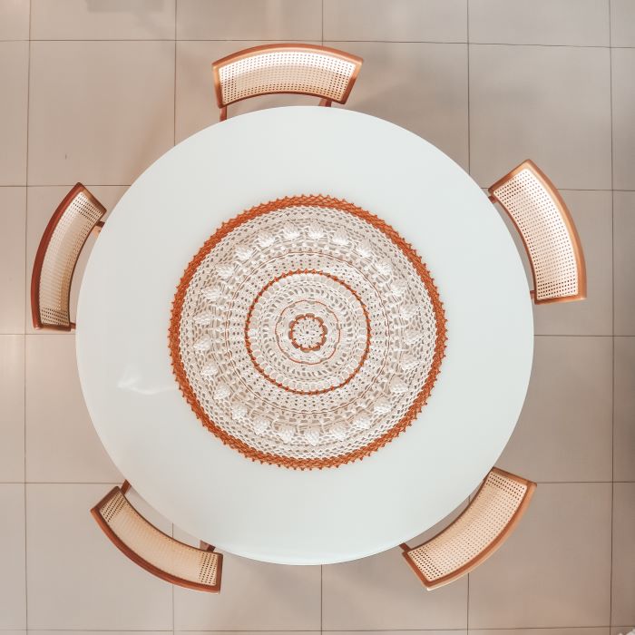 ¡Lujo en tu Mesa! Teje el Centro de Mesa Ensueños en Crochet PATRON