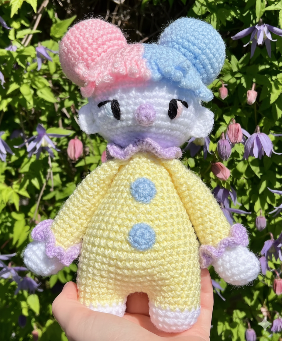 ¡Te encantará! Frozen la Payasita Amigurumi Patrón Gratuito