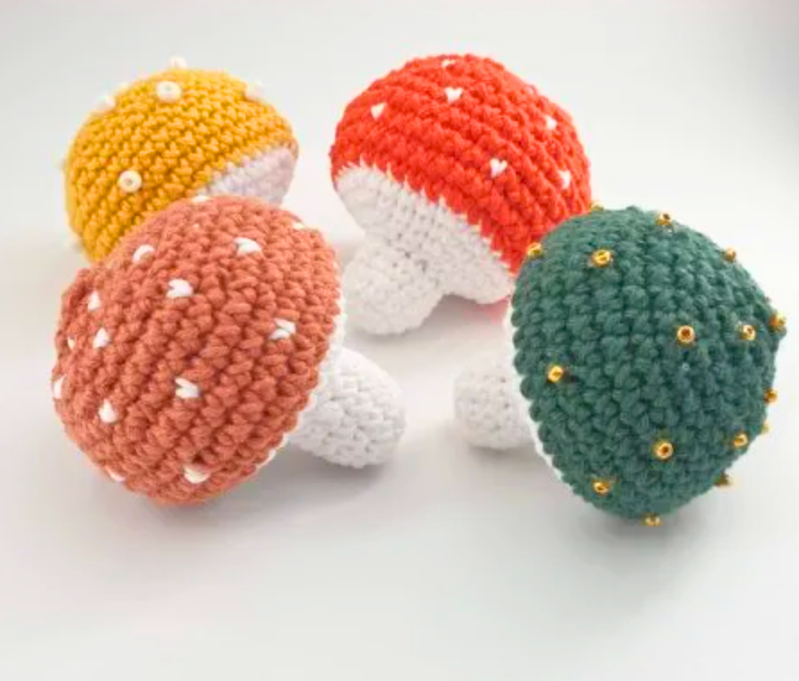 Cómo Convertir Hilo Sobrante en Mini Setas de Crochet PATRON