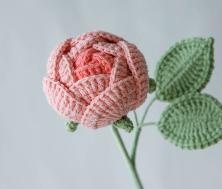 Rosa Sonia en Crochet ¡La Flor ETERNA de tu Jardín Artesanal!
