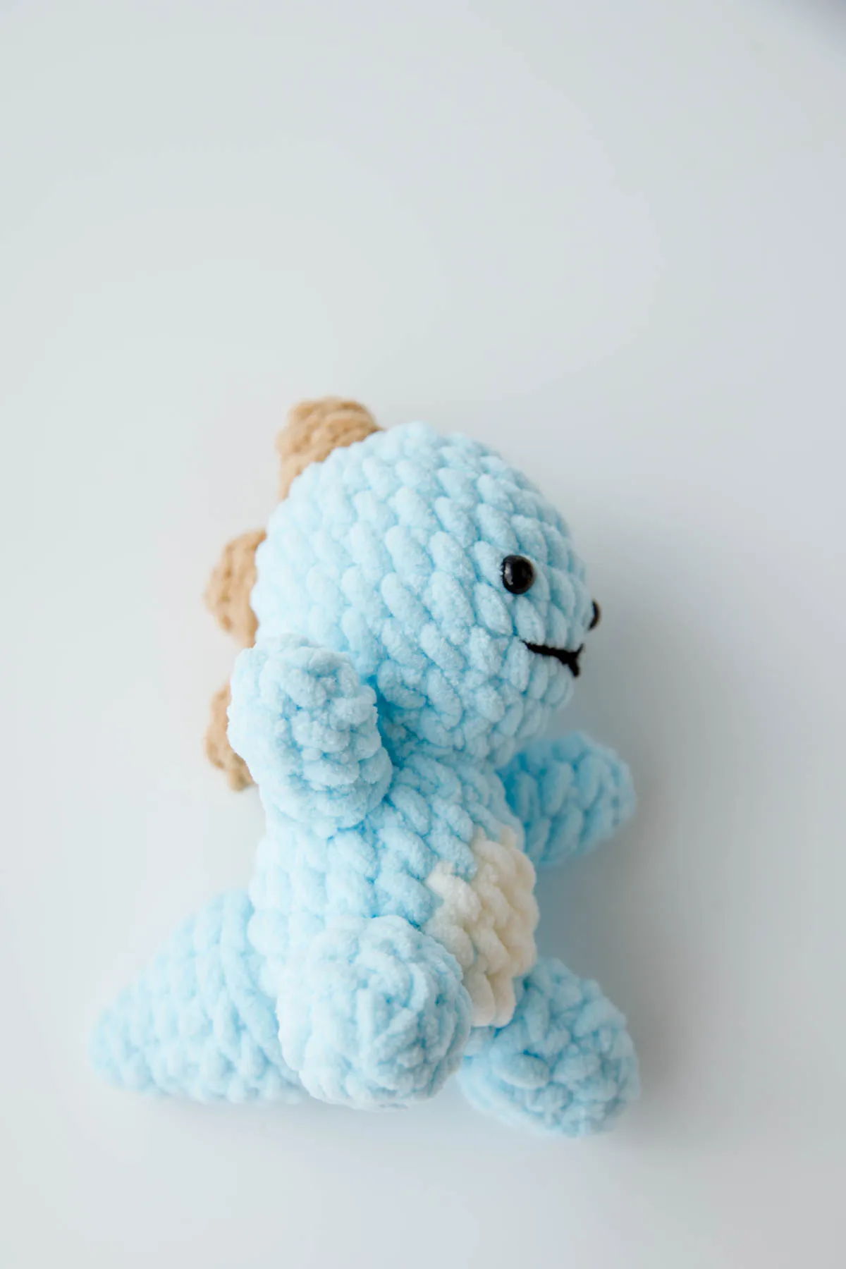 TERNURA Y SUAVIDAD! Dinosaurio Amigurumi en Felpa paso a paso PATRON GRATIS