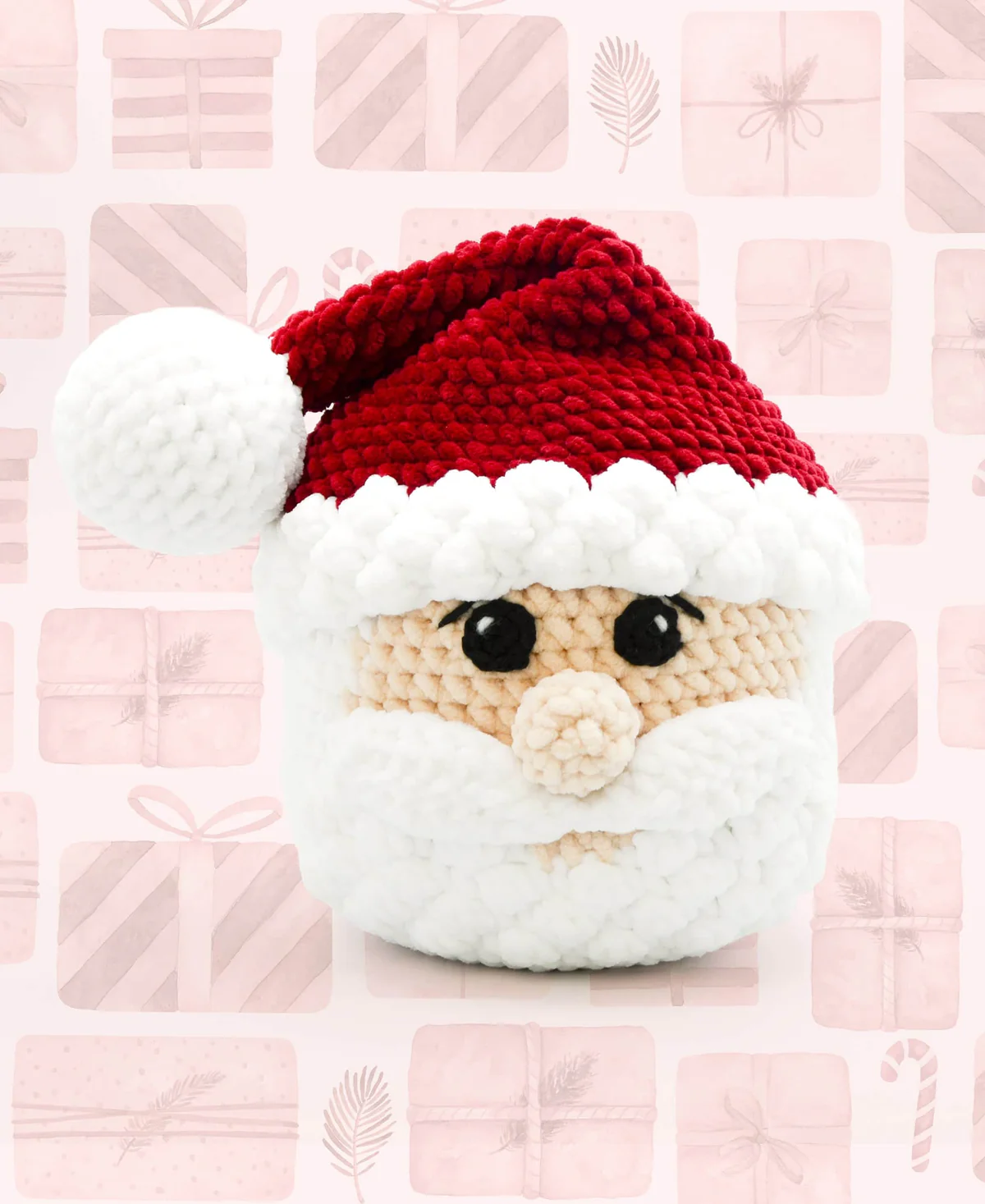 ¡HAZLO TÚ MISMA! Adorno de Santa Claus en Crochet Ternura Navideña
