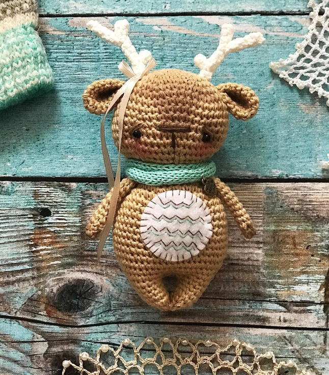 Un Regalo ÚNICO para un Ser ESPECIAL! Dulce Reno de Navidad Amigurumi PATRON PDF