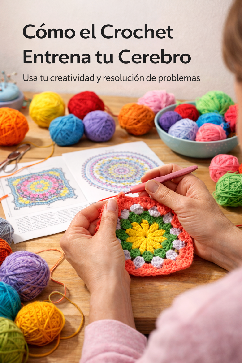 ¡Gimnasio para la Mente! Cómo el Crochet Entrena tu Cerebro 🧠