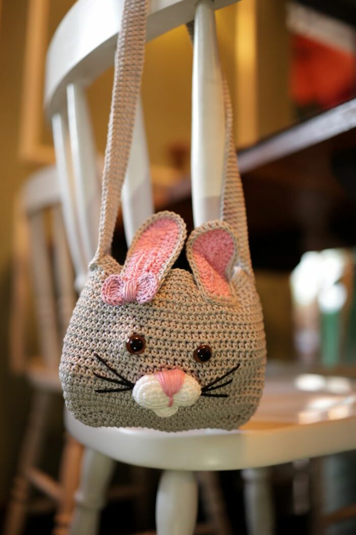 El REGALO IDEAL! Bolsa de Conejito en Crochet Patrón Gratis