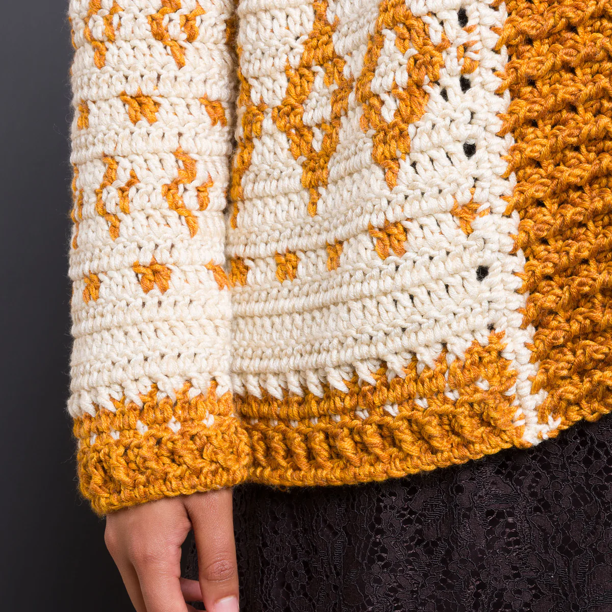 ¡CÁRDIGAN MOSAICO en crochet! Elegancia Geométrica en cada Puntada  PATRON GRATIS