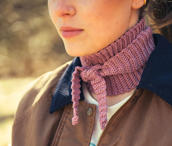 LA MÁS VIRAL DEL 2026! Bufanda Pequeña Sophie en Crochet PATRON