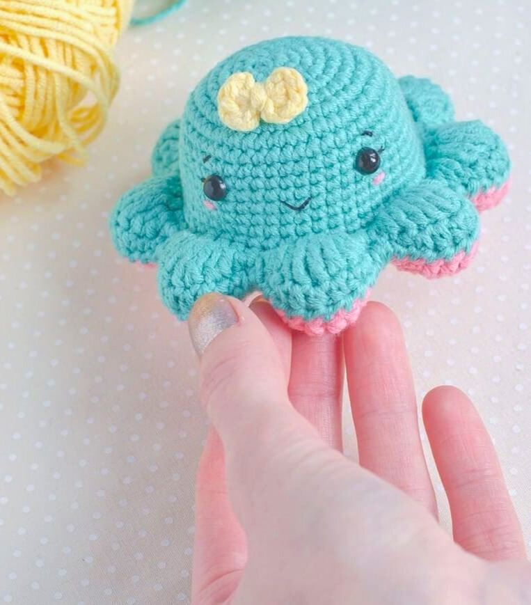 Tentáculos de Ternura! 🐙 Pulpo Reversible Amigurumi PATRON PDF