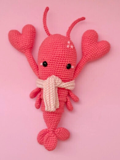 ¡Teje a la Langosta Gustavo hoy mismo! PATRÓN PDF